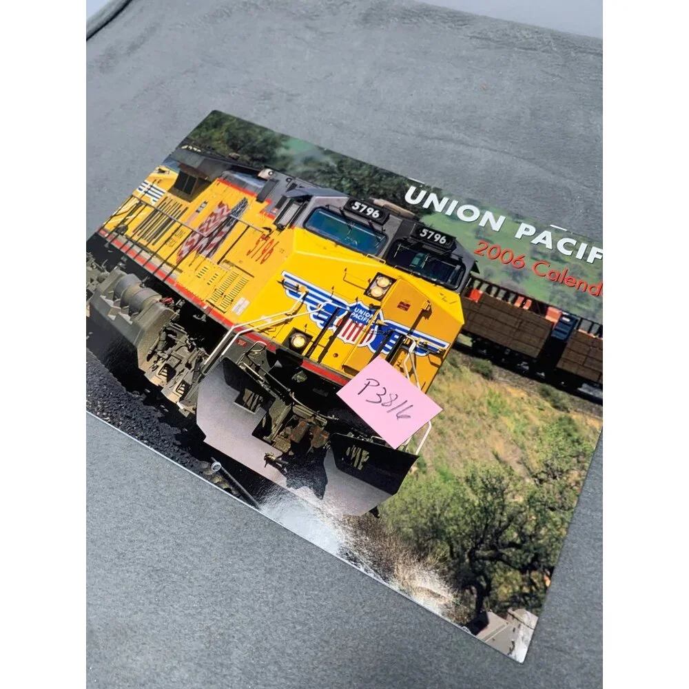 Union Pacific 2006 Calendar Vintage Railroad Train Photography Collectible